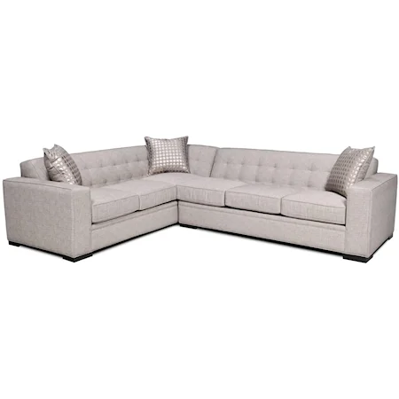 Modern L-Shaped Sectional Sofa